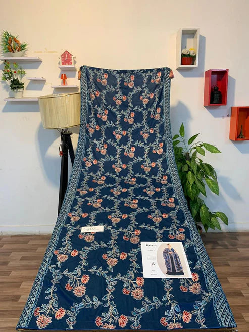 Fully Embroidered 3PC Dress With Heavy EMB Shawl - RC21