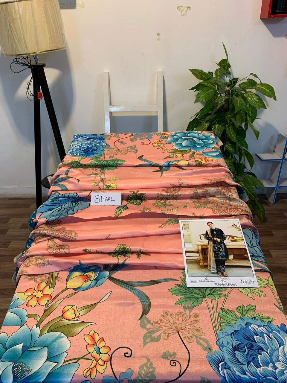 Fully EMB 3PC Dhanak Unstitched Winter Dress With EMB Shawl - RC115