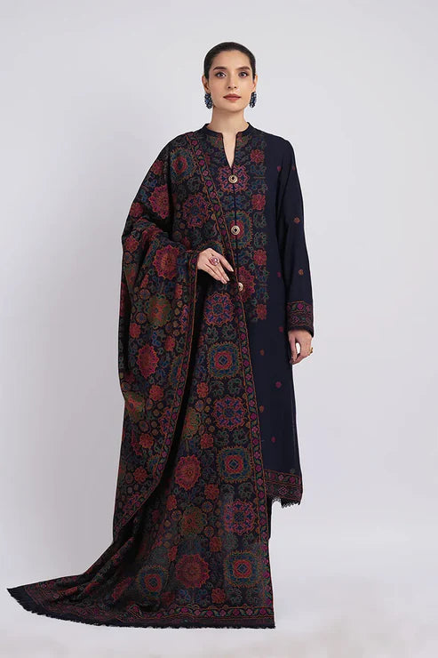 Fully Embroidered 3PC Dress With Heavy EMB Shawl - RC6