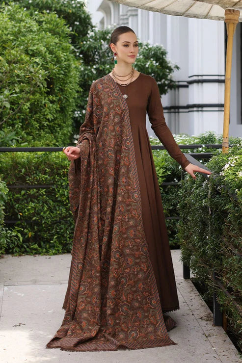 Fully Embroidered 3PC Dress With Heavy EMB Shawl -RC14