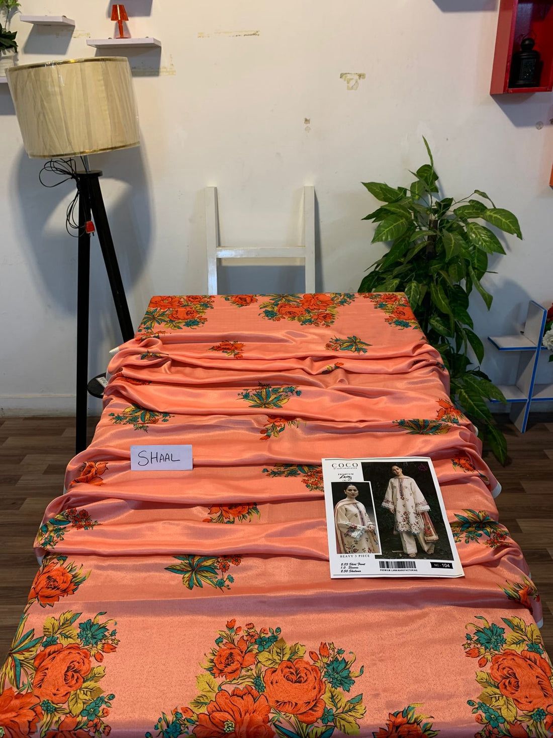 Fully EMB 3PC Dhanak Unstitched Winter Dress With EMB Shawl - RC111